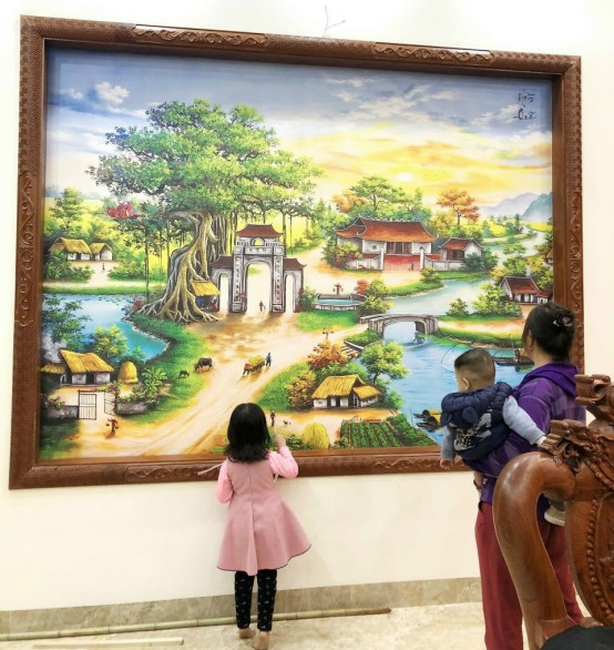 3 lý do nên trang trí tranh quê hương xua tan muộn phiền cát lợi vượng tài