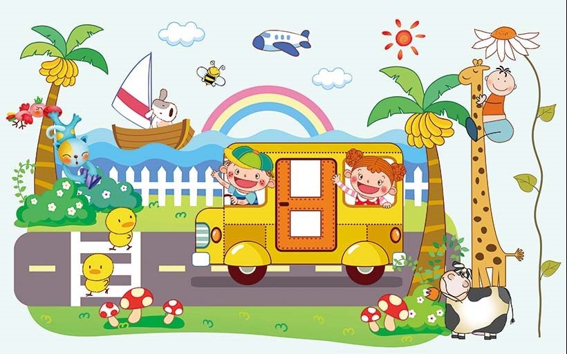 8 lý do nên chọn tranh dán tường cho bé giúp bé phát triển tư duy vượt trội