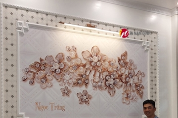 Ấn tượng tranh dán tường 3d Hàn Quốc khổ lớn chất liệu vải lụa kim sa bền đẹp tại Nam Định