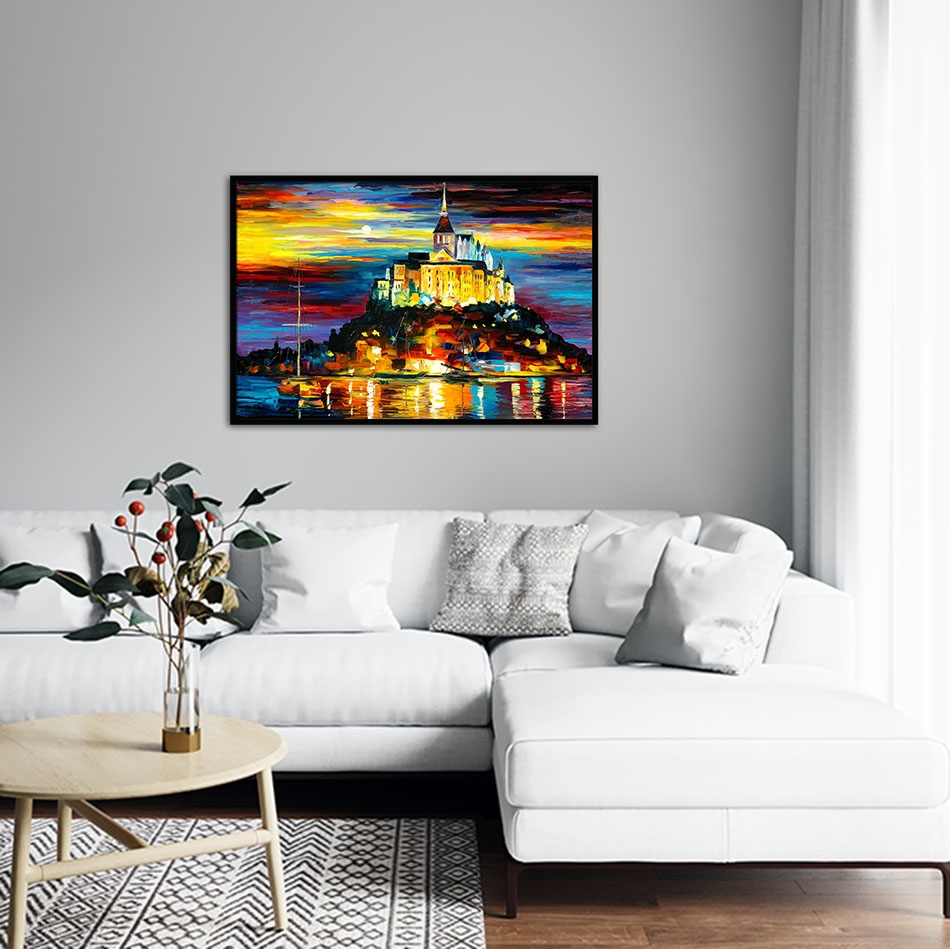 Bật mí cách kết hợp khung tranh và tranh canvas hiệu quả nhất 2021