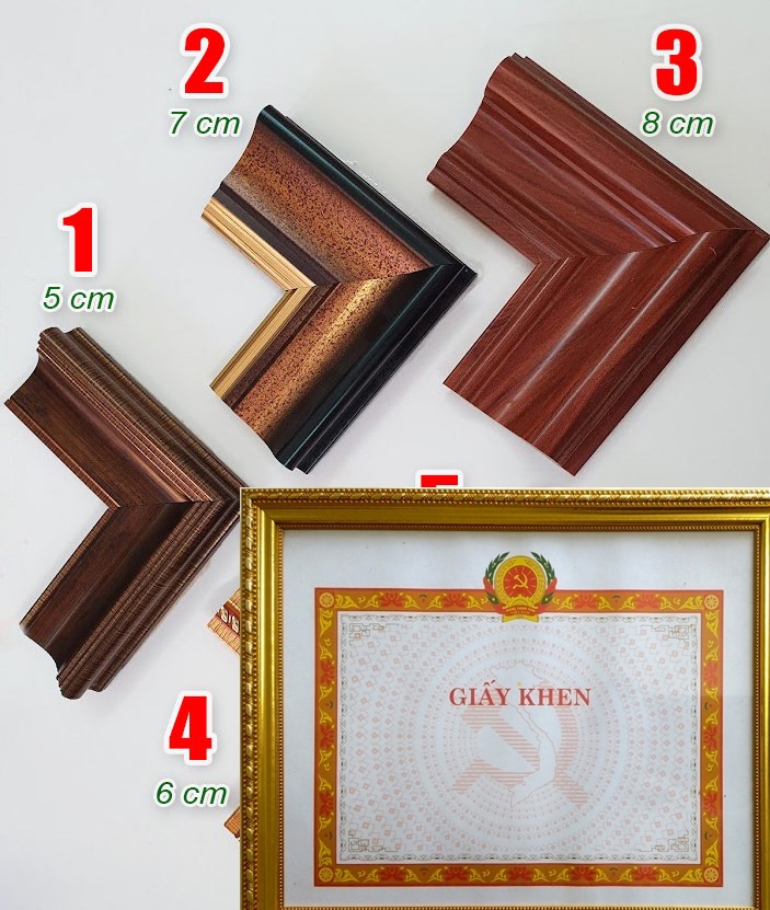 Bật mí, cách lựa chọn khung bằng khen nghệ thuật tạo điểm nhấn trang trọng