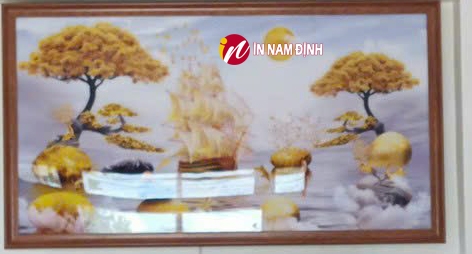 Bền đẹp chất lượng giá rẻ nhận đóng khung tranh điện siêu mỏng