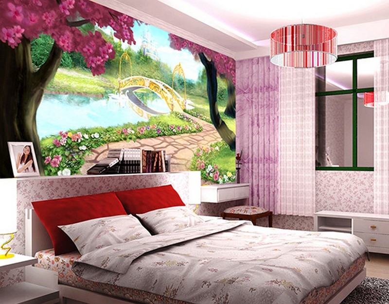 Bí kíp, cách chọn tranh dán kính phòng khách, phòng ngủ đẹp lung linh hút lộc tài