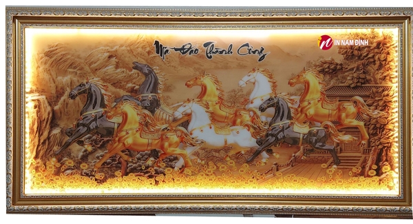 Cực chất nhận đóng khung tranh có đèn led siêu bền đẹp chỉ có ở tranhnamdinh.vn