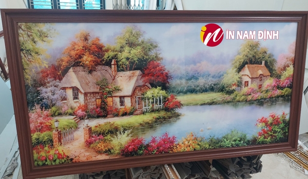 Cực phẩm nhận đóng khung tranh treo tường khổ lớn uy tín chất lượng số 1 tại Nam Định