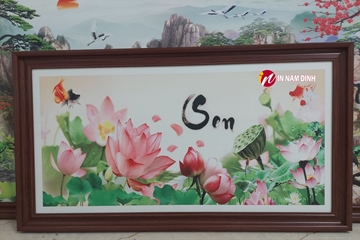 Cực phẩm xưởng làm khung tranh in tranh theo yêu cầu giá rẻ tại Nam Định