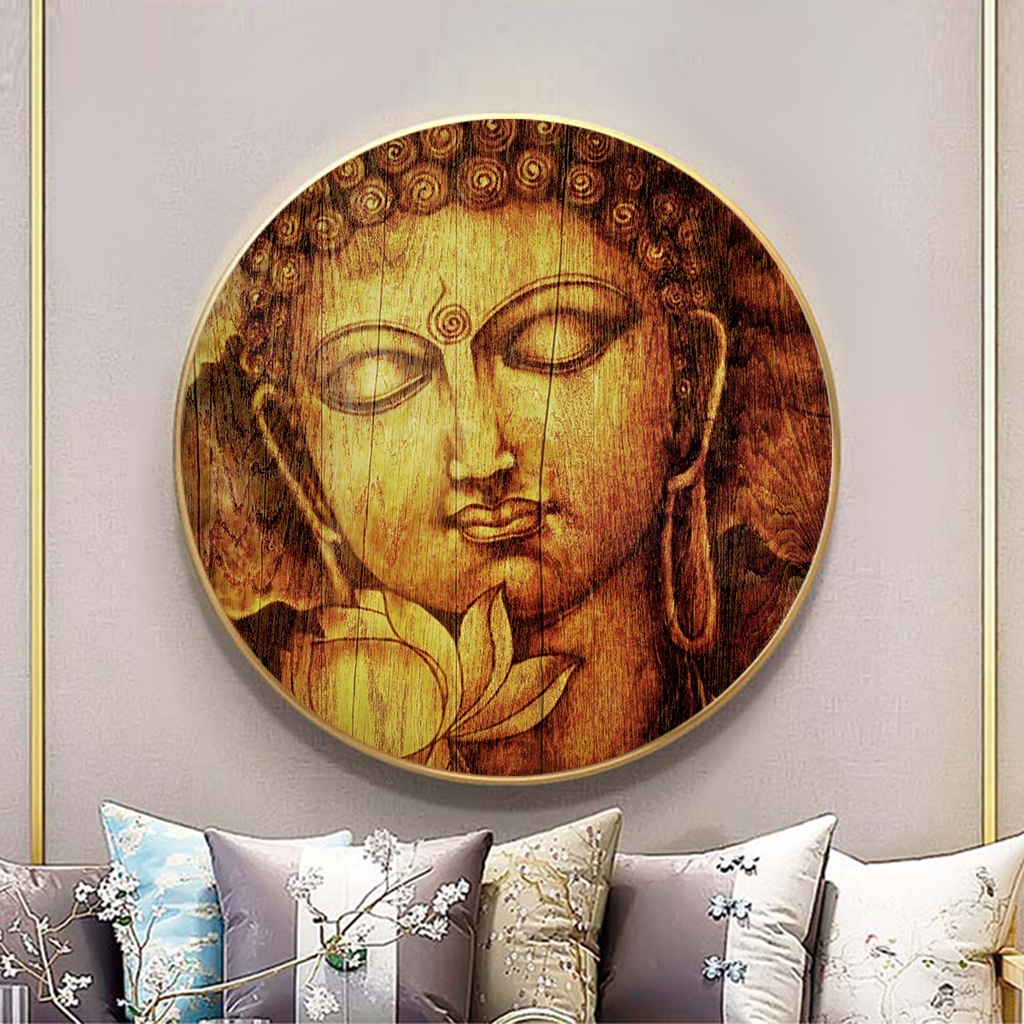 Cuốn hút những mẫu tranh hoa sen treo phòng thờ trang trọng cát tường