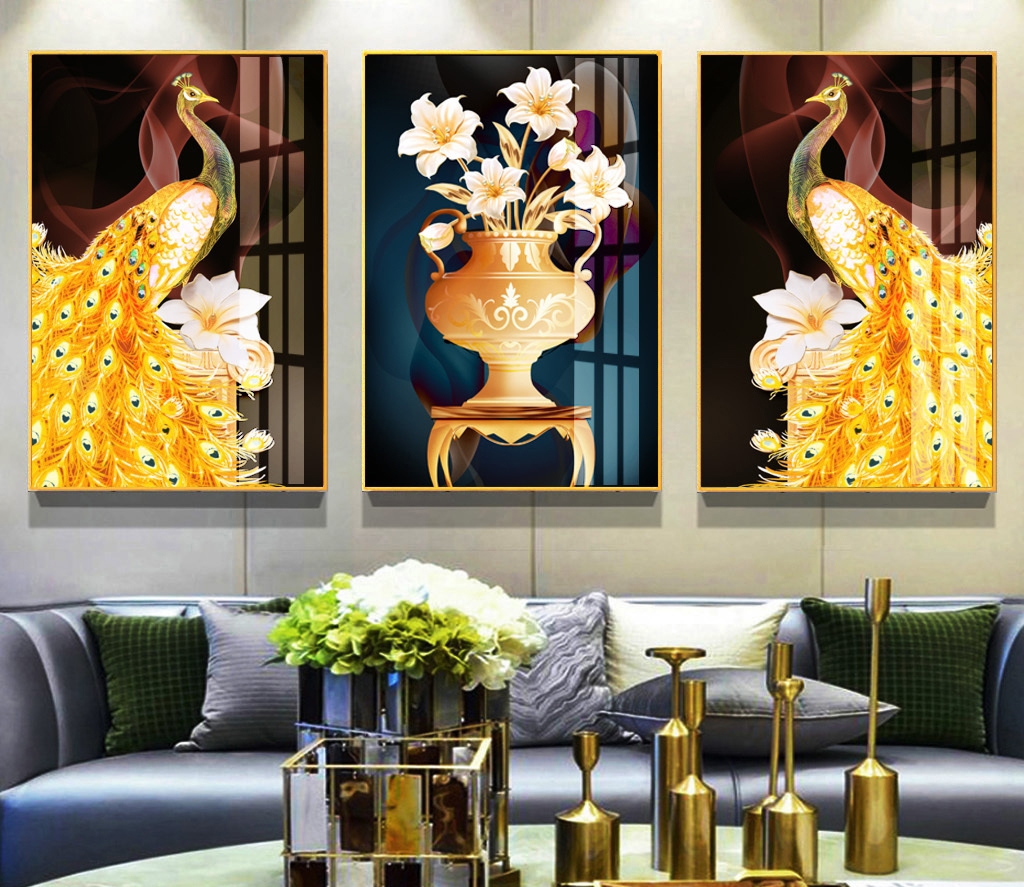 Cuốn hút top các mẫu tranh bộ treo tường tranh sáng nhà sang