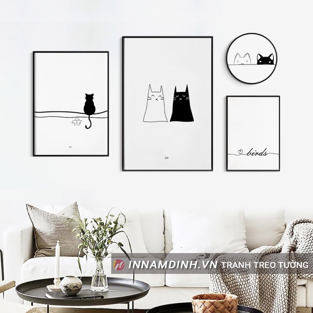 ĐƠN VỊ CUNG CẤP TRANH NGHỆ THUẬT TRẮNG ĐEN UY TÍN Ở ĐÂU?