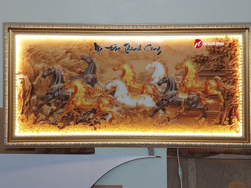 Điểm nhấn cho không gian sống hiện đại trang trí tranh điện led 3d siêu bền đẹp