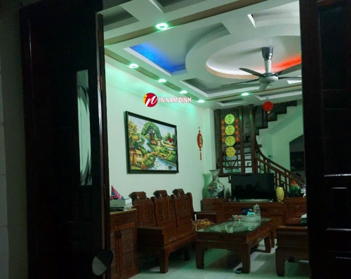 Điểm nhấn tinh tế tranh treo tường phòng khách cao cấp siêu bền đẹp tại Nam Định