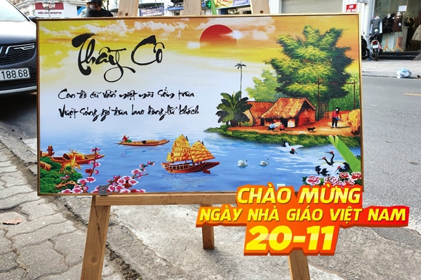 Điểm nhấn tranh 20-11 quà tặng ý nghĩa tri ân trọn vẹn sâu sắc