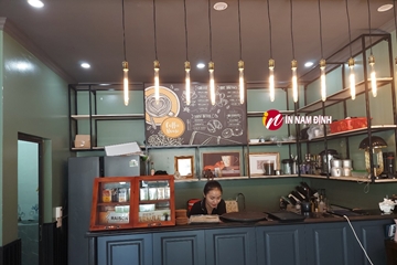 Điểm nhấn tranh 3D trang trí quán cà phê hút khách nâng tầm thương hiệu