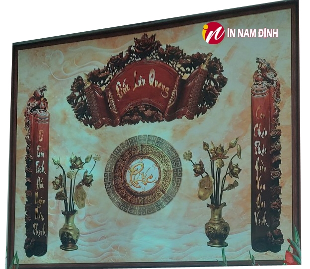 Điểm nhấn tranh thờ Đức Lưu Quang ý nghĩa, cách treo trang trọng cát tường