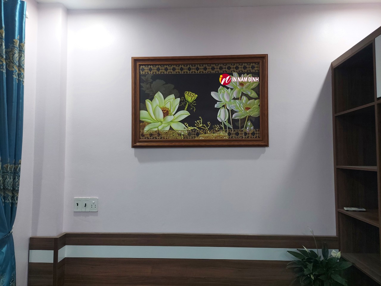 Điểm nhấn tranh treo tường nghệ thuật 3d trang trí cát lợi vượng tài