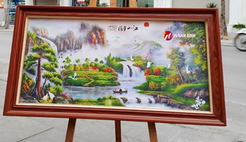 Độc đáo ấn tượng nghệ thuật trang trí không gian sống với tranh treo tường 3d tại Nam Định