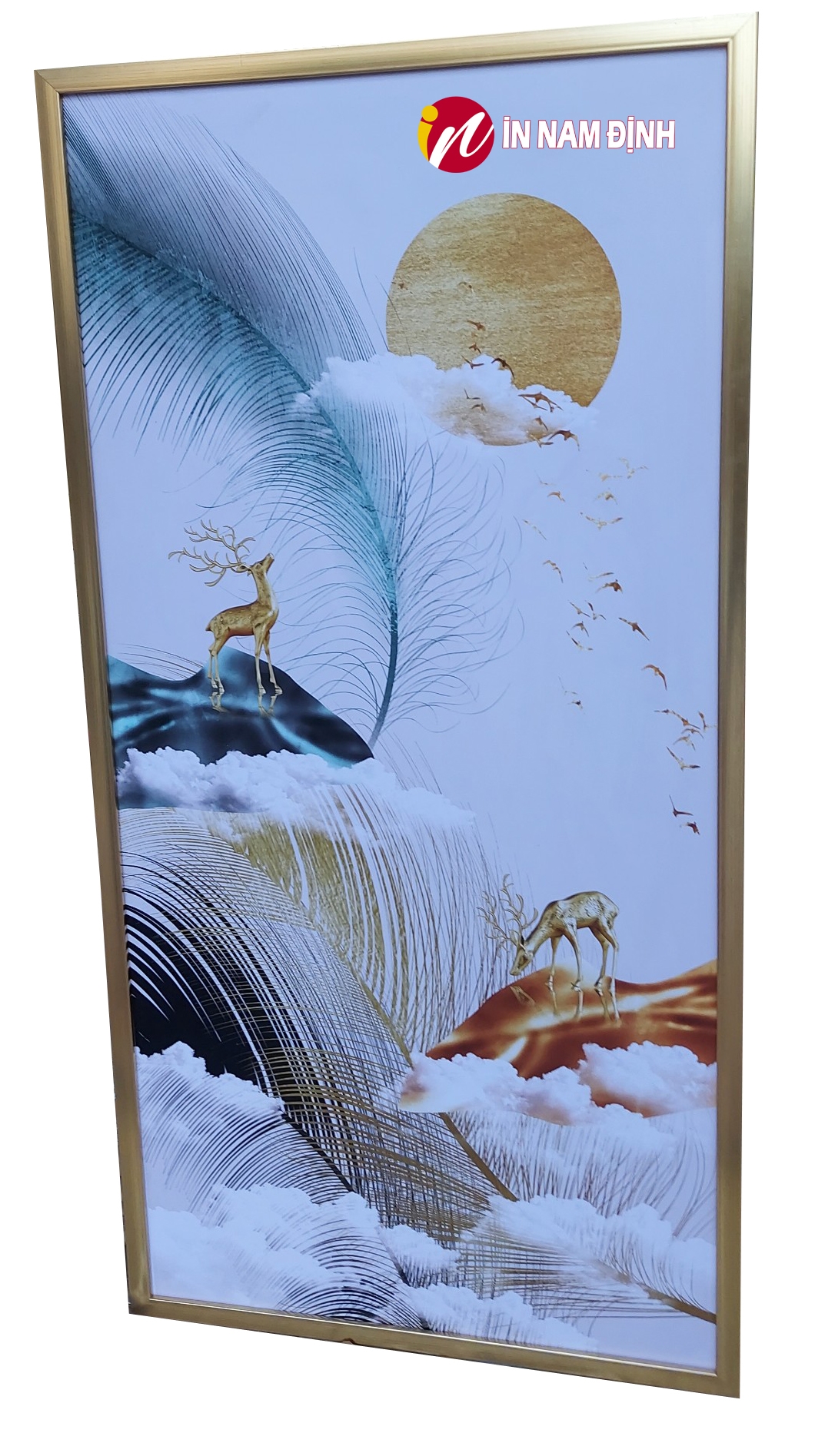 Giải mã tranh hươu tài lộc hợp mệnh gì trang trí rước lộc tài vượng khí