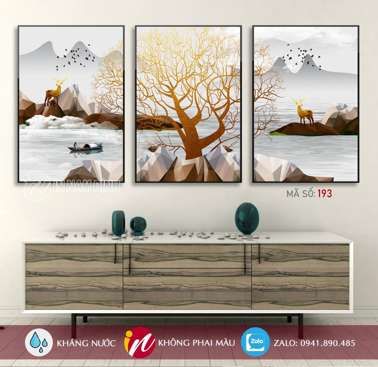 Giãi mã, tranh phong cách Bắc Âu kiến tạo không gian đổi mới cát tường