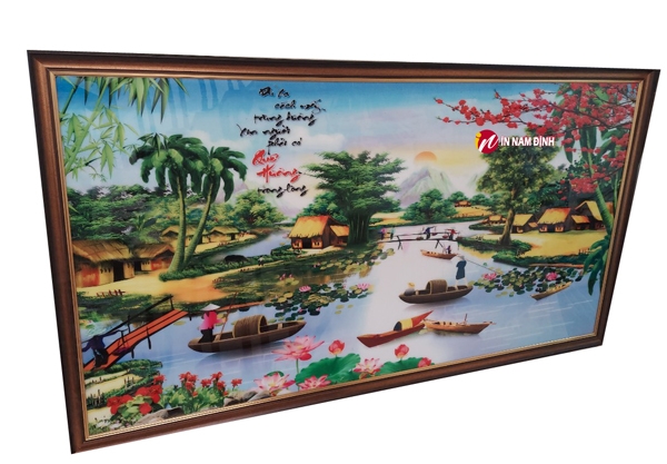 Giới thiệu tranh phong cảnh mùa hè trang trí nghệ thuật không gian sống tươi mới