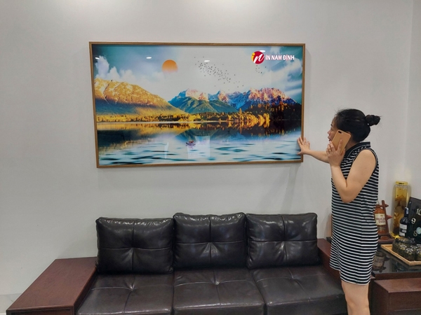 Giới thiệu tranh trang trí phòng khách chung cư siêu bền đẹp giá rẻ tại Nam Định