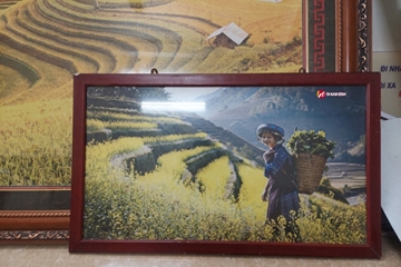 Gợi nhớ tình yêu quê hương đất nước khi trang trí những bức tranh phong cảnh làng quê đẹp nhất