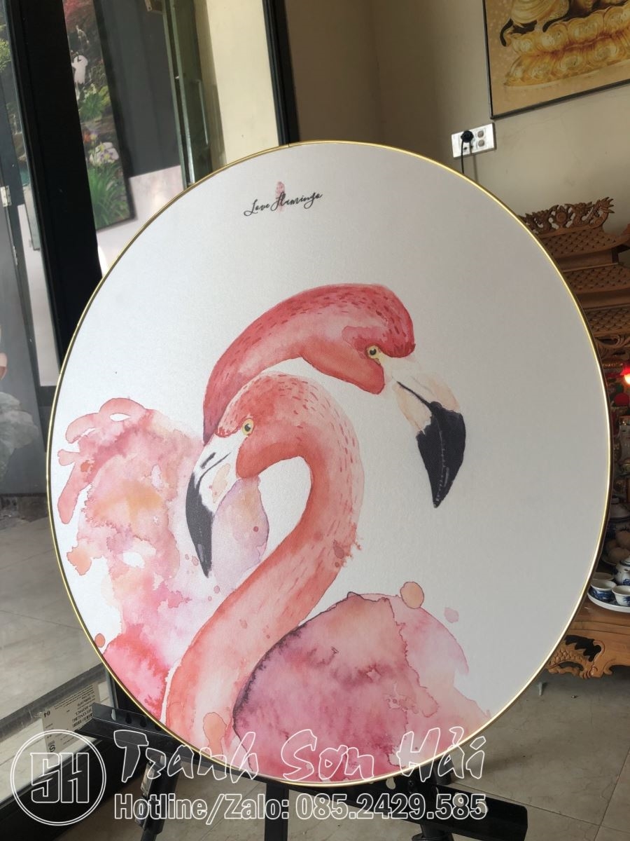Hãy thử nghiệm tranh canvas tròn trang trí không gian sống nghệ thuật độc đáo