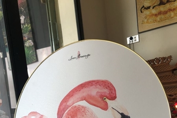 Hãy thử nghiệm tranh canvas tròn trang trí không gian sống nghệ thuật độc đáo