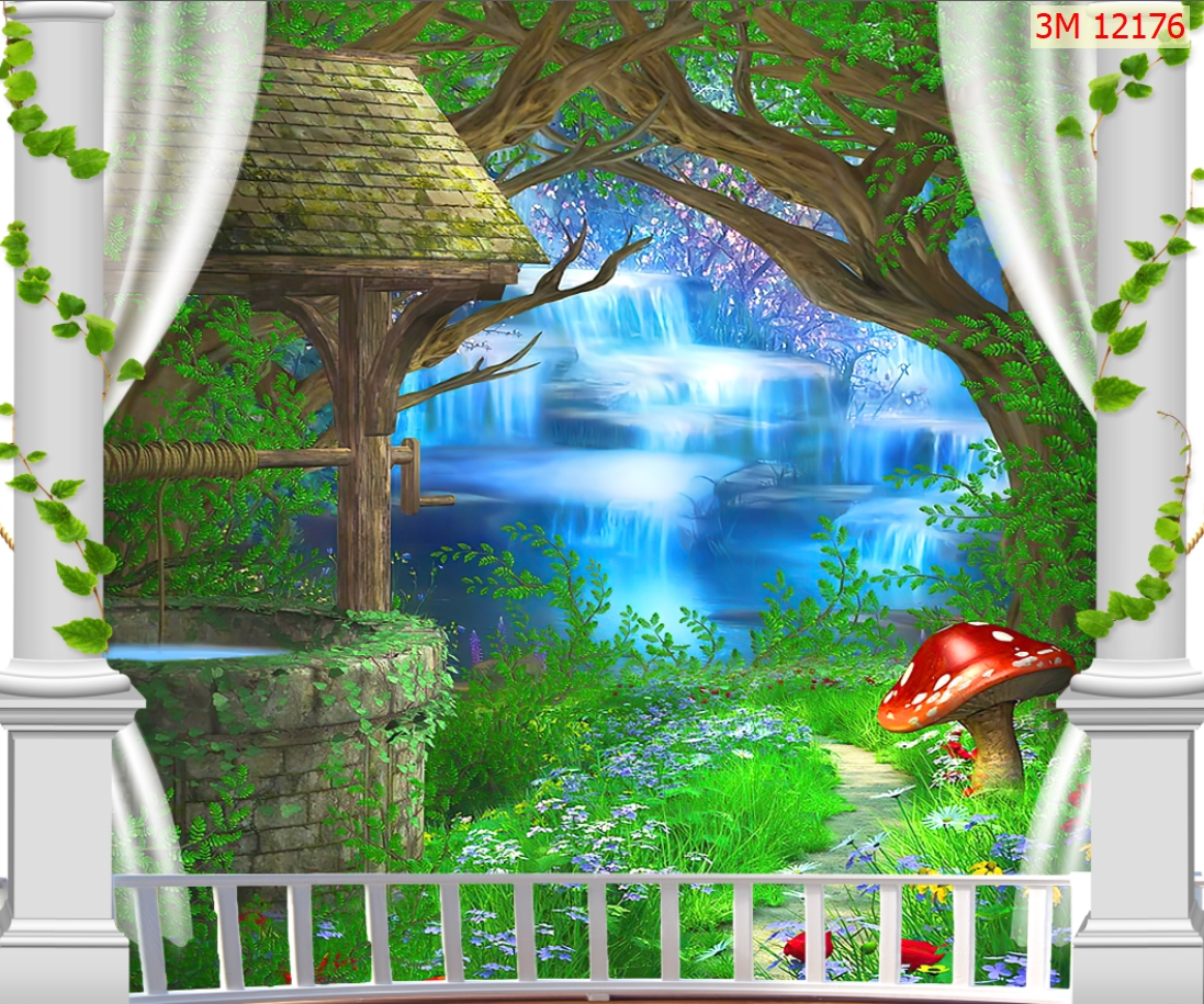 Hít hót, in tranh dán tường 3d với mẫu siêu bền đẹp cát tường độc nhất