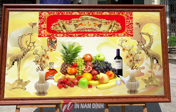 Hít hót, mẫu tranh treo phòng thờ đẹp trang trọng thành kính