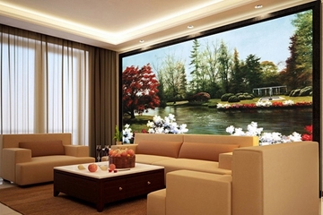 Hít hót, tranh dán kính 3d phòng khách trang trí với nhiều ưu điểm vượt trội