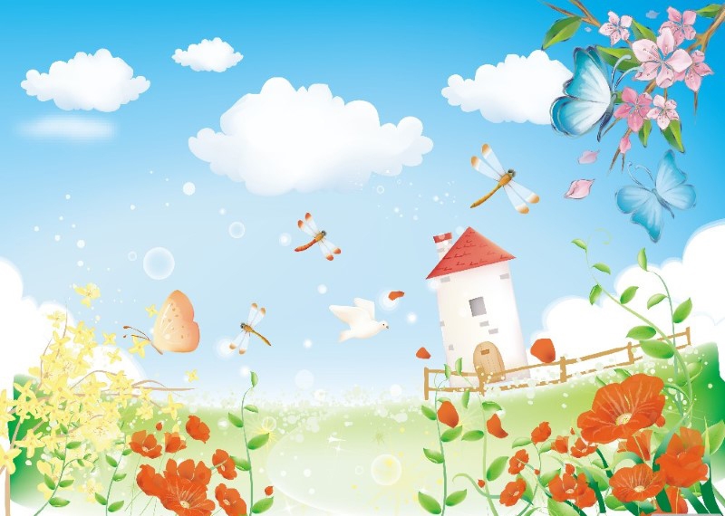 Hít hót, tranh dán tường phòng học thắp sáng ước mơ vươn cao tri thức