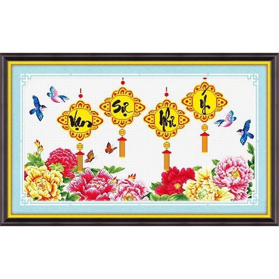 Hít hót, tranh vạn sự như ý trang trí với nhiều ý nghĩa lời chúc sức khỏe, lộc tài trọn vẹn