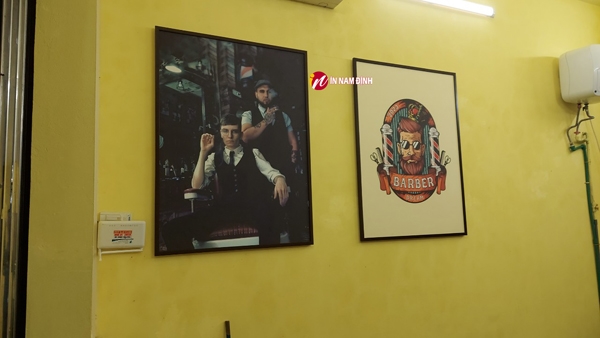 Hút khách tranh barber trang trí tiệm tóc phong cách với mẫu tranh siêu đẹp