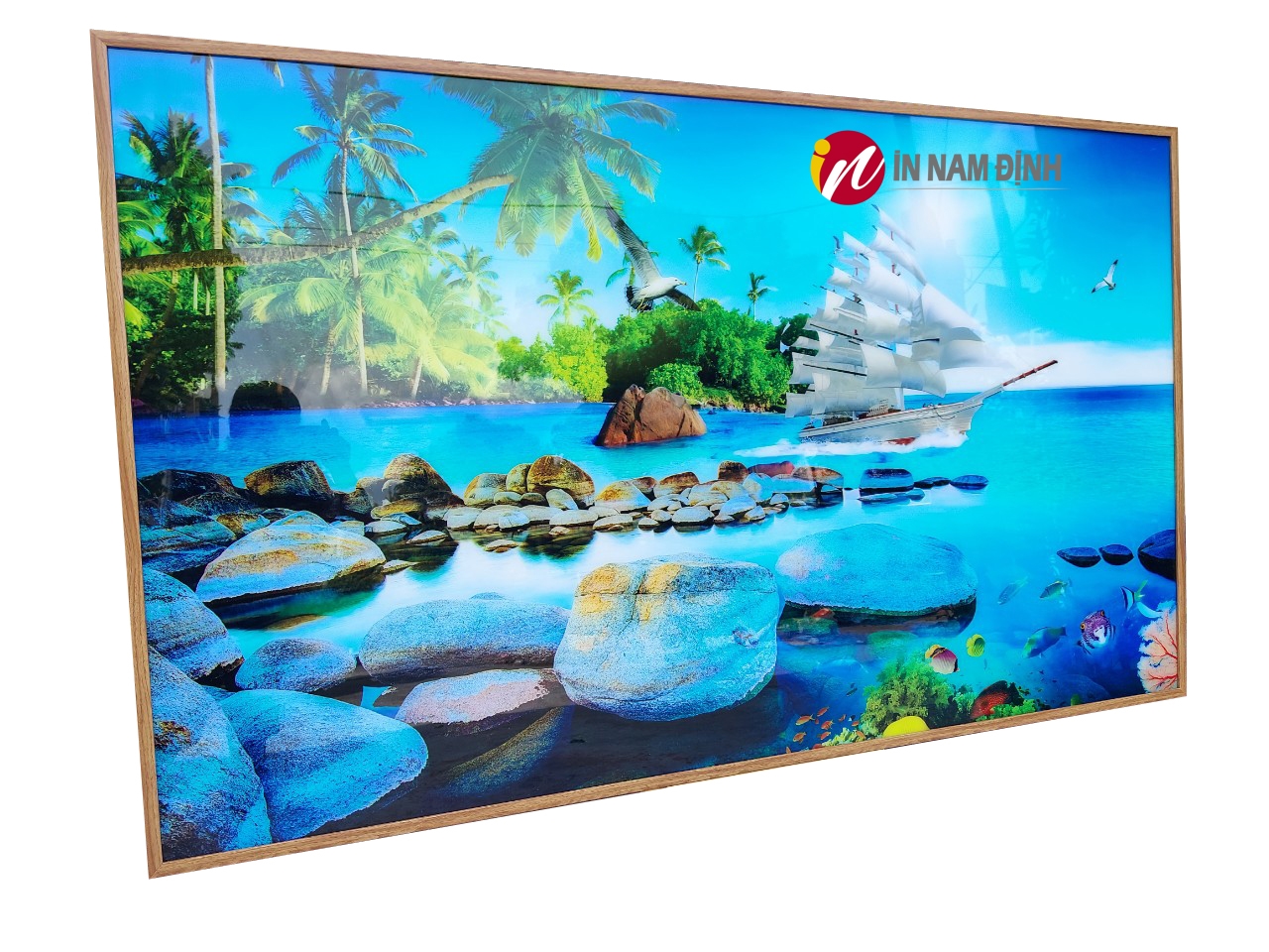 In tranh tráng gương tranh sáng nhà sang chất lượng siêu bền đẹp tại tranhnamdinh.vn