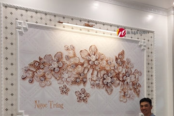 Khám phá nghệ thuật Tranh Dán Tường 3D từ Vải Lụa Kim Sa tại Nam Định
