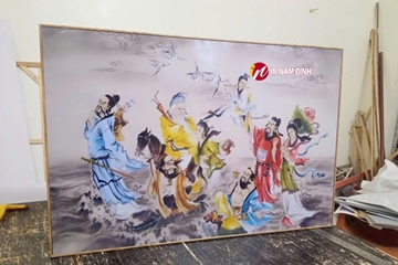 Khám phá tranh bát tiên quá hải ý nghĩa cách treo chuẩn phong thủy lời chúc vạn thọ