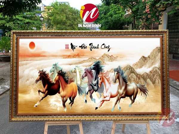 Khám phá vẻ đẹp nghệ thuật những bức tranh mã đáo thành công đẹp nhất trang trí ý nghĩa