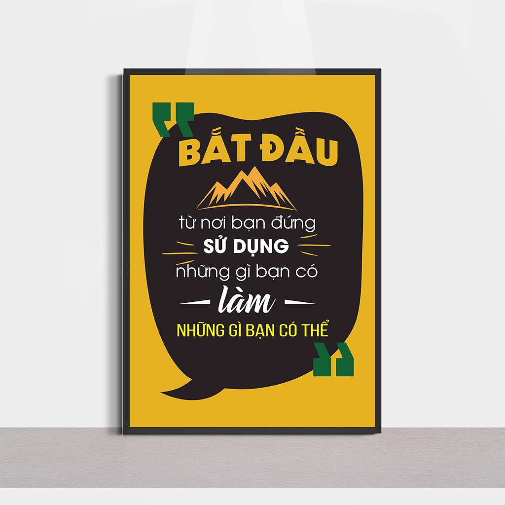 Khơi nguồn sáng tạo với mẫu tranh phòng làm việc ý nghĩa