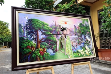 Khung tranh gỗ Nam Định nơi tinh hoa nghệ thuật gỗ và sự sáng tạo