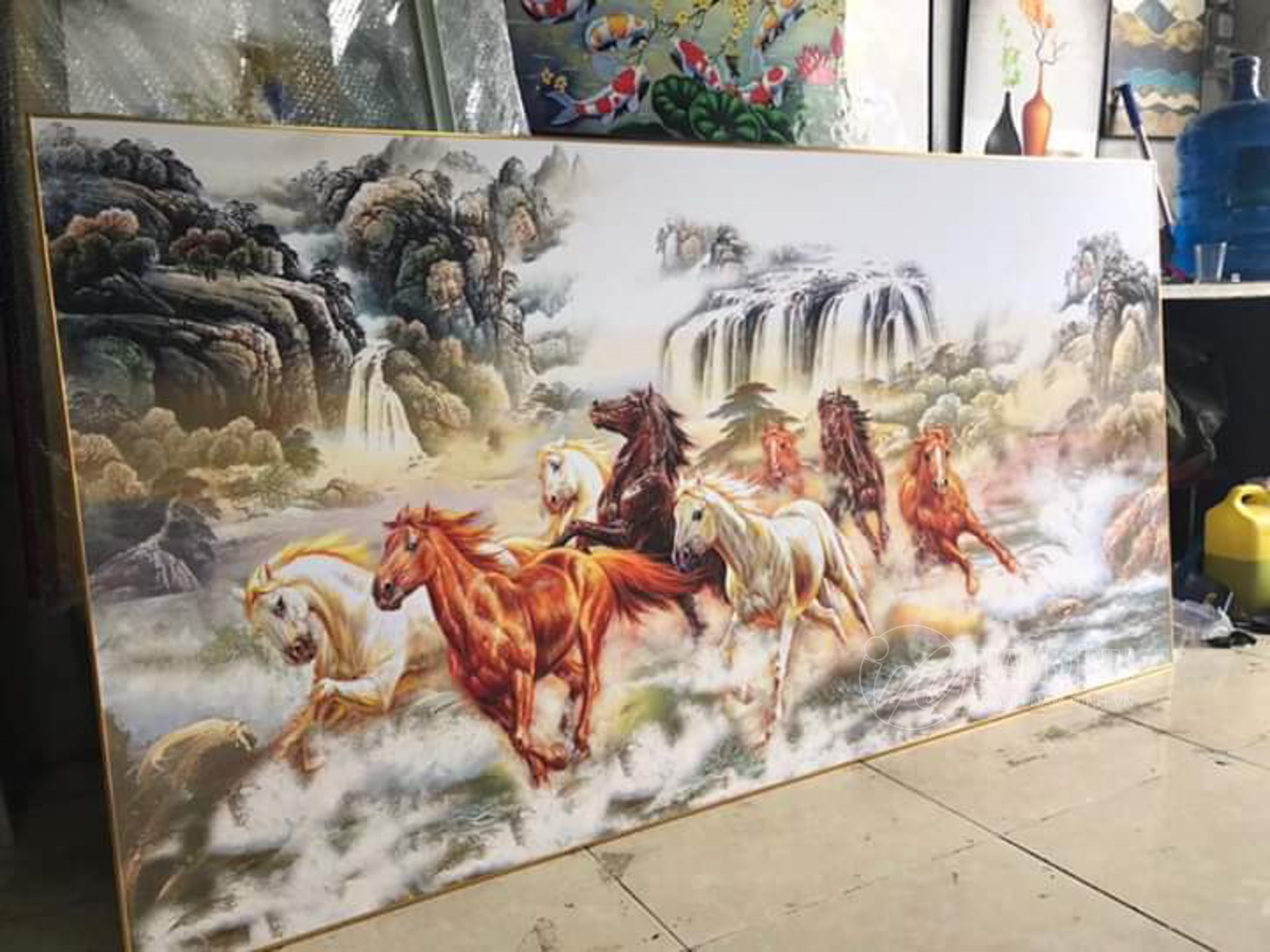 Kinh nghiệm chọn lựa tranh canvas treo tường cho phòng khách đẹp