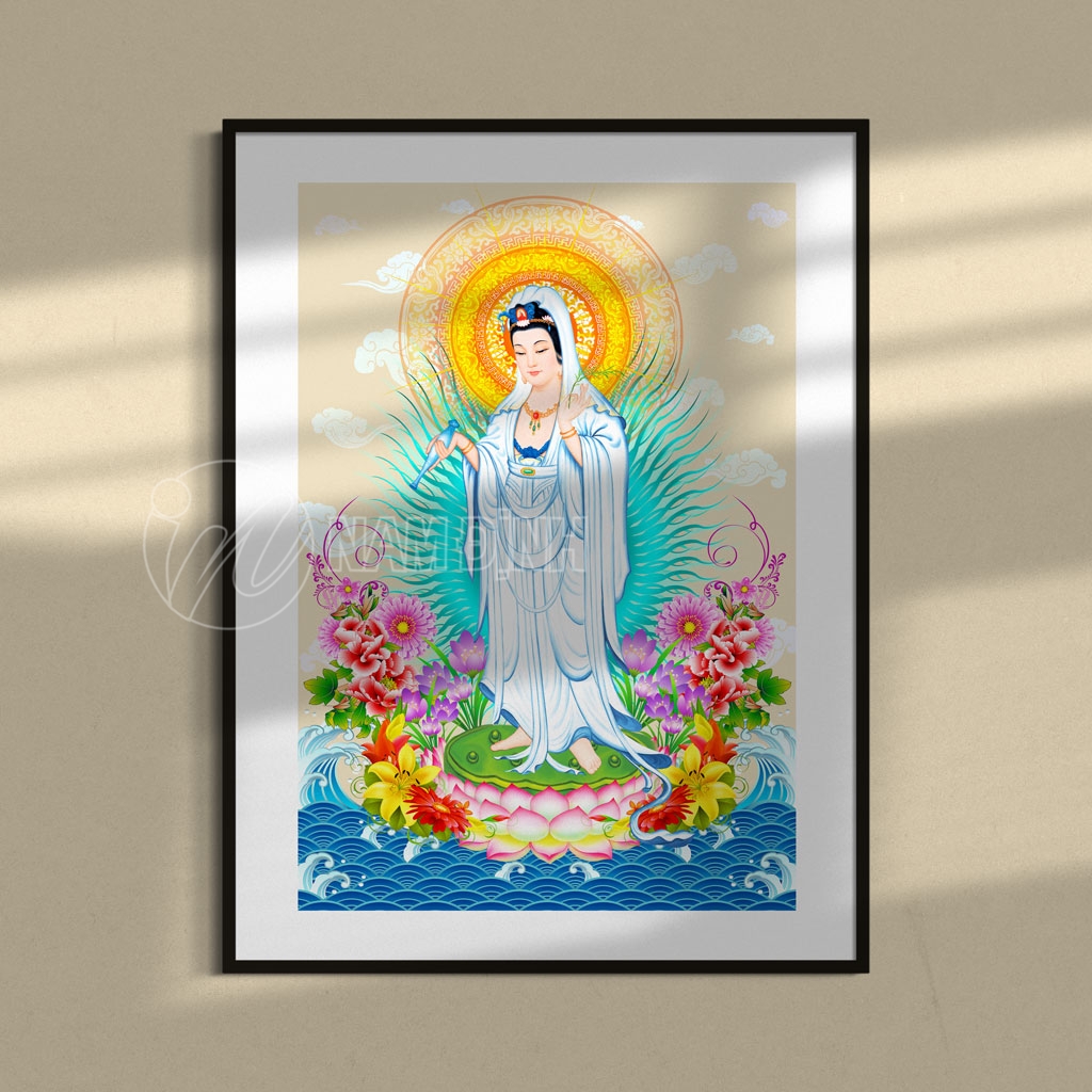 Lưu ý cách treo tranh phật giáo đúng phong thủy mang lại bình an, may mắn