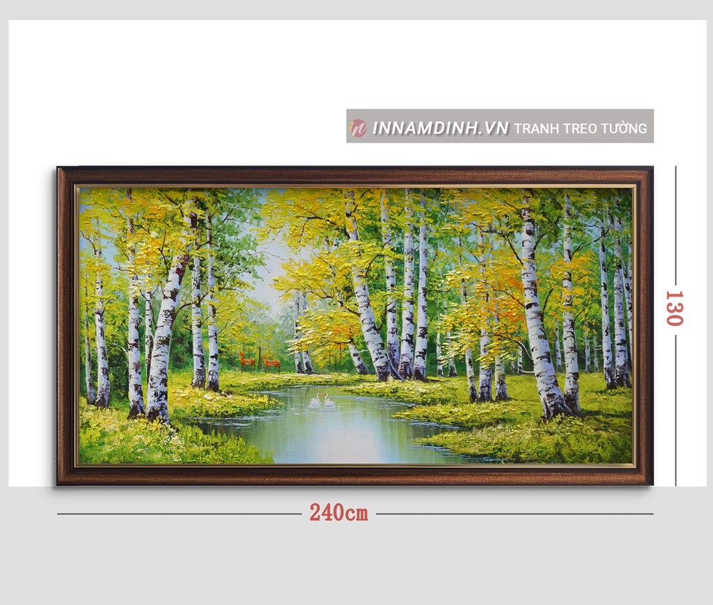 Lý do nên trang trí tranh mùa thu vàng nếu muốn không gian sống trong lành, ấm áp