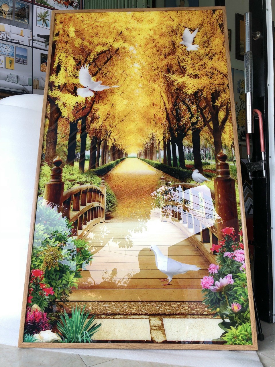 Mách bạn, cách chọn tranh pha lê tráng gương phù hợp với gu thẩm mỹ