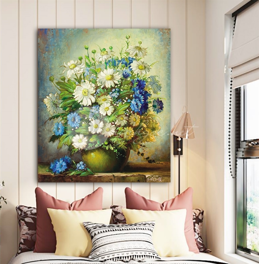 NÊN MUA TRANH HOA CÚC TẠI ĐÂU GIÁ RẺ, UY TÍN? - IN NAM ĐỊNH