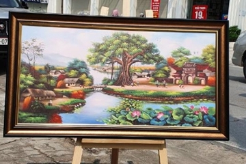 Nâng tầm nghệ thuật tác phẩm xưởng đóng khung tranh theo yêu cầu chất lượng tại Nam Định