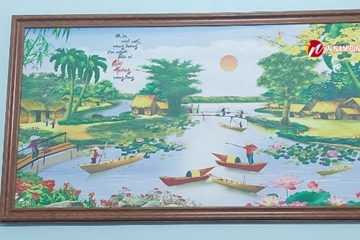 Nghệ nhân nhận đóng khung tranh phong cảnh uy tín chất lượng tại Nam Định
