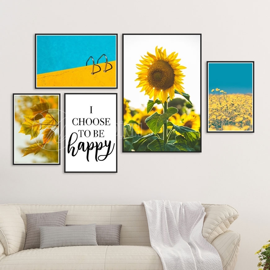 Ngỡ ngàng, ý nghĩa cách treo tranh hoa hướng dương hút lộc tài vượng khí