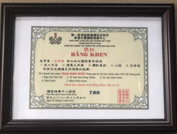 Nhận đóng khung bằng khen cao cấp uy tín chất lượng tại Nam Định