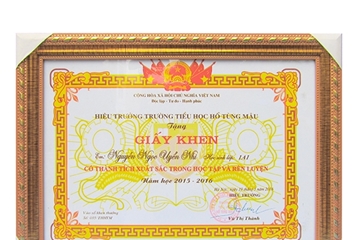 Nhận đóng khung giấy khen cao cấp chất lượng uy tín tại Nam Định