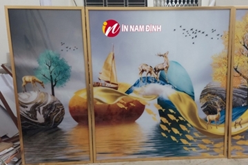 Nhận đóng khung tranh đẹp hiện bền đẹp theo yêu cầu tại Nam Định